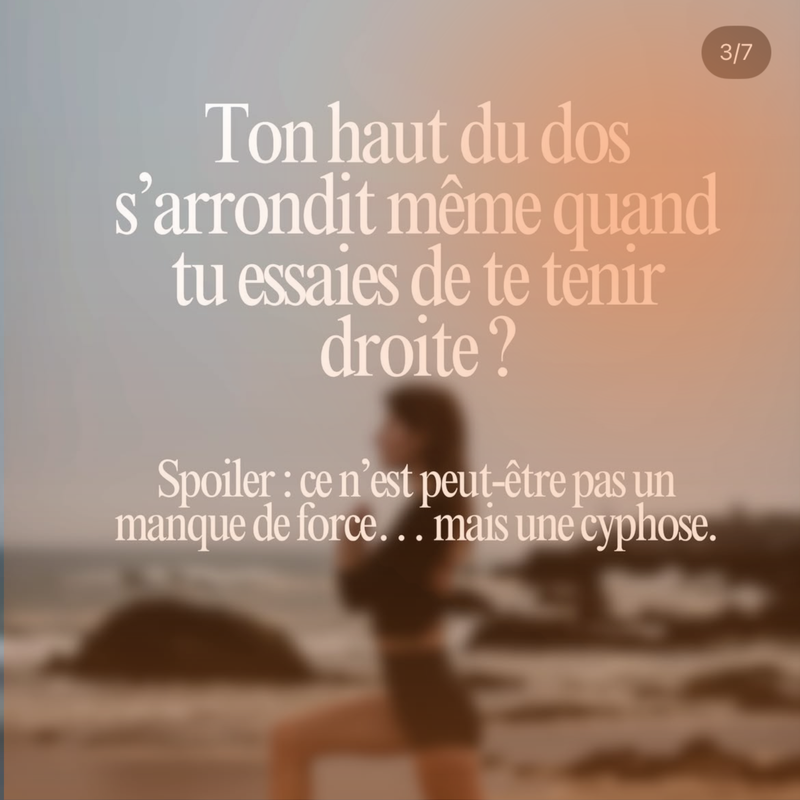 Programme postural Cyphose