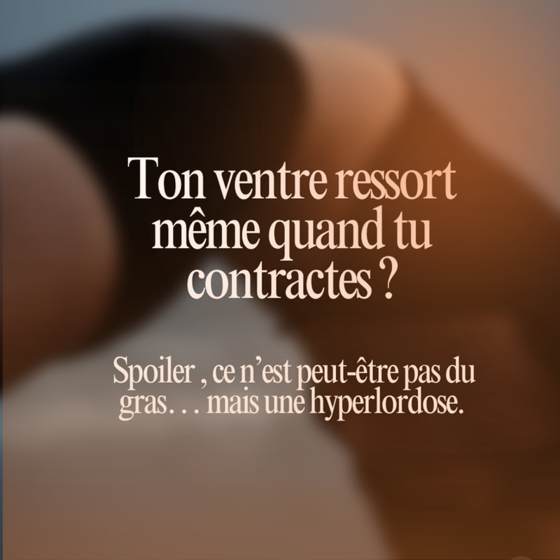 Programme postural Hyperlordose