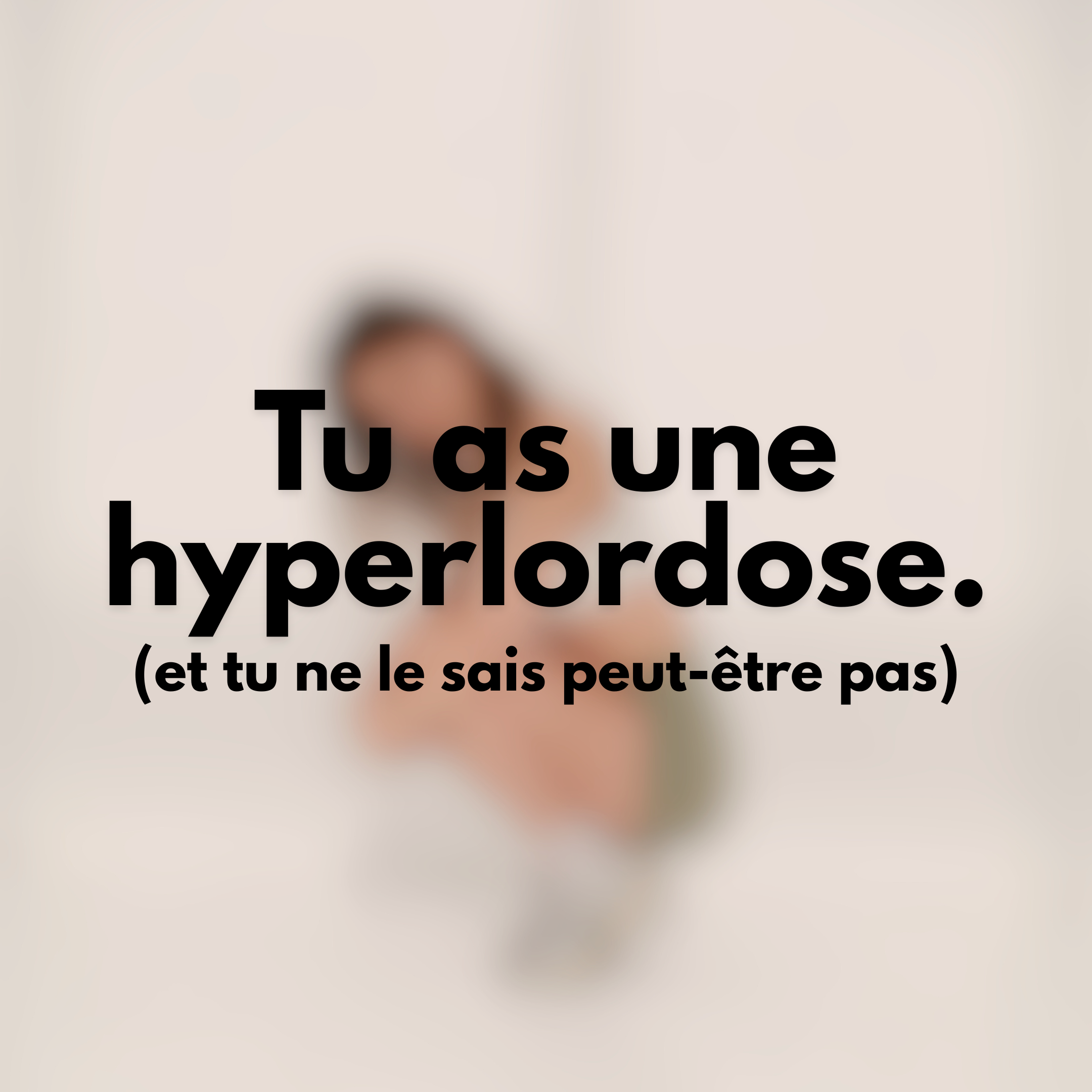 Corriger mon Hyperlordose
